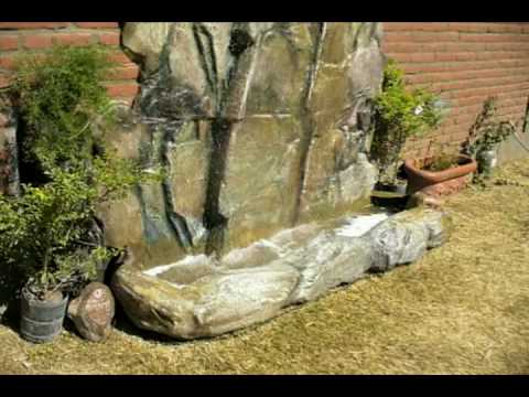 cascada ARTIFICIAL DE ROCAS PARA AGUA EN JARDINES - YouTube cascada ARTIFICIAL DE ROCAS PARA AGUA EN JARDINES - YouTube