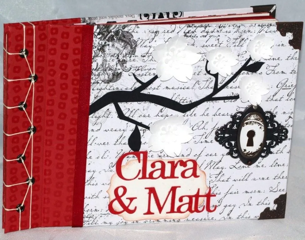 Cáscara de papel: Libro de firmas para Clara y Matt Cáscara de papel: Libro de firmas para Clara y Matt
