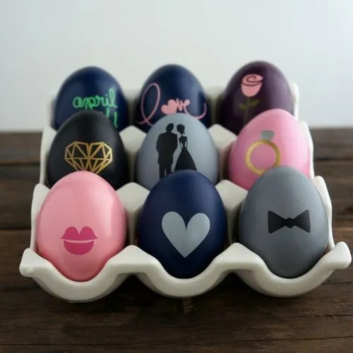 Manualidades con cascaron - Imagui