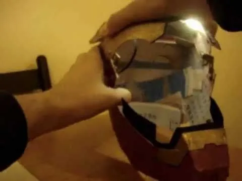 Como hacer el casco de iron man fácil y barato - Tutorial en ... Como hacer el casco de iron man fácil y barato - Tutorial en ...