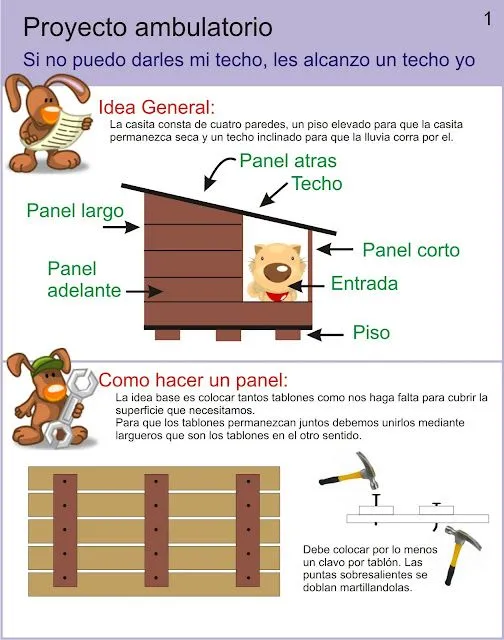 Cómo hacer una caseta exterior para perros o gatos