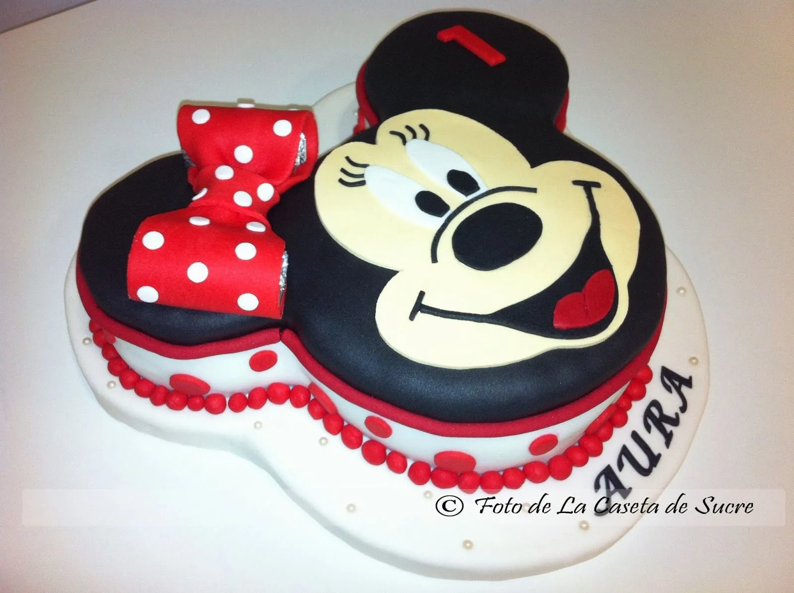 La Caseta de Sucre: Tarta minnie mouse