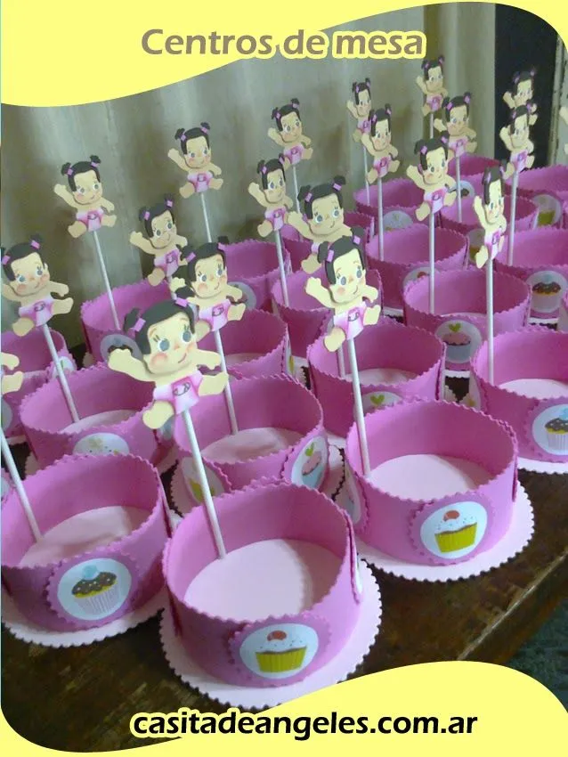 Casita de ángeles: Bautismo - souvenirs y centros de mesa Casita de ángeles: Bautismo - souvenirs y centros de mesa