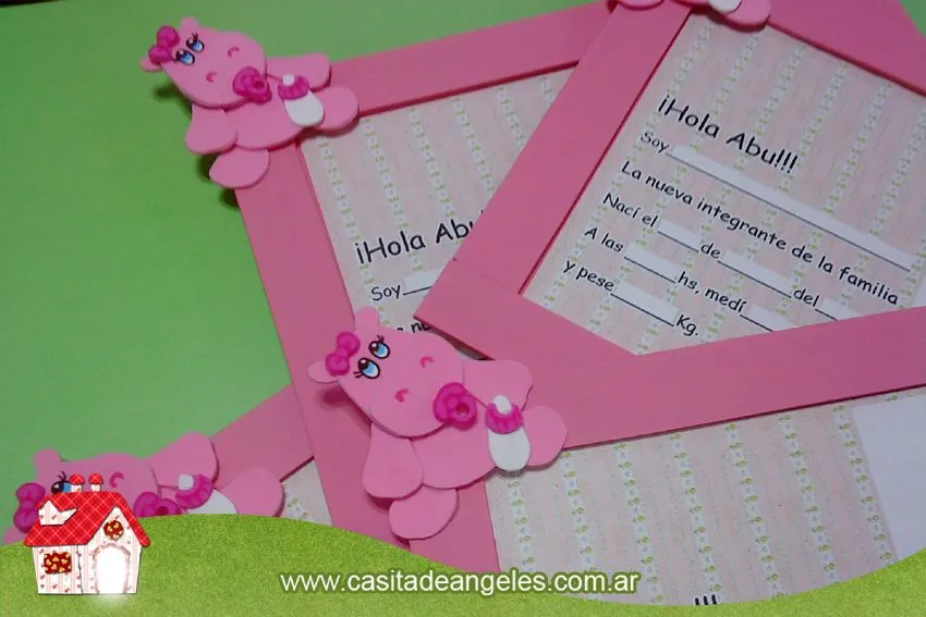 Casita de ángeles: Recuerdo de Nacimiento