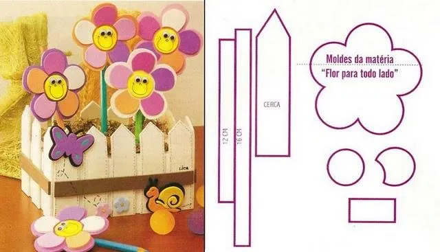 Manualidades en foami flores - Imagui