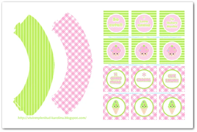 La Casita de Caro: Kawaii Envolturas y Topes para Cupcakes ... La Casita de Caro: Kawaii Envolturas y Topes para Cupcakes ...