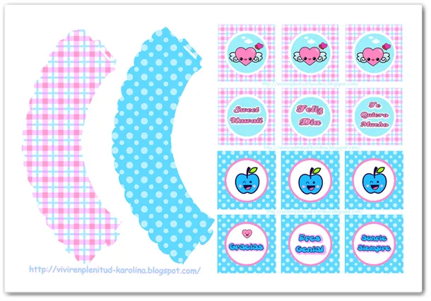 La Casita de Caro: Kawaii Envolturas y Topes para Cupcakes ... La Casita de Caro: Kawaii Envolturas y Topes para Cupcakes ...