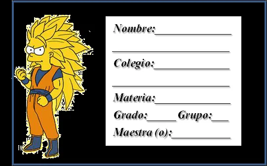 Casita Curacao: Etiquetas para cuaderno Dragon ball Casita Curacao: Etiquetas para cuaderno Dragon ball