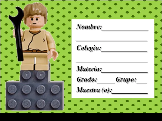Casita Curacao: Etiquetas para cuadernos de Legos Casita Curacao: Etiquetas para cuadernos de Legos