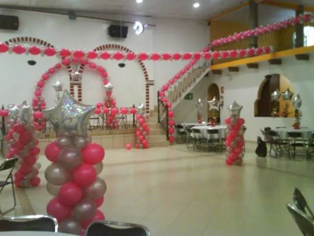 Tapetes de globos para XV años - Imagui