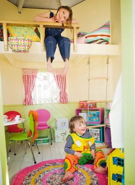Una casita para niños en el jardin - Decoración Hogar, Ideas y ...