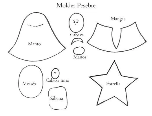 Molde estrella en foami - Imagui