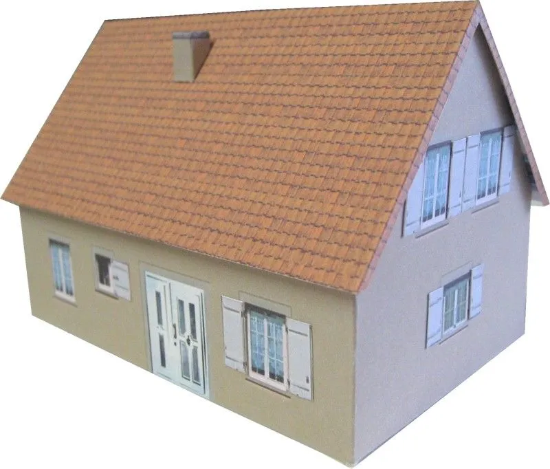 Cómo hacer casitas de cartón para maquetas - Imagui Cómo hacer casitas de cartón para maquetas - Imagui