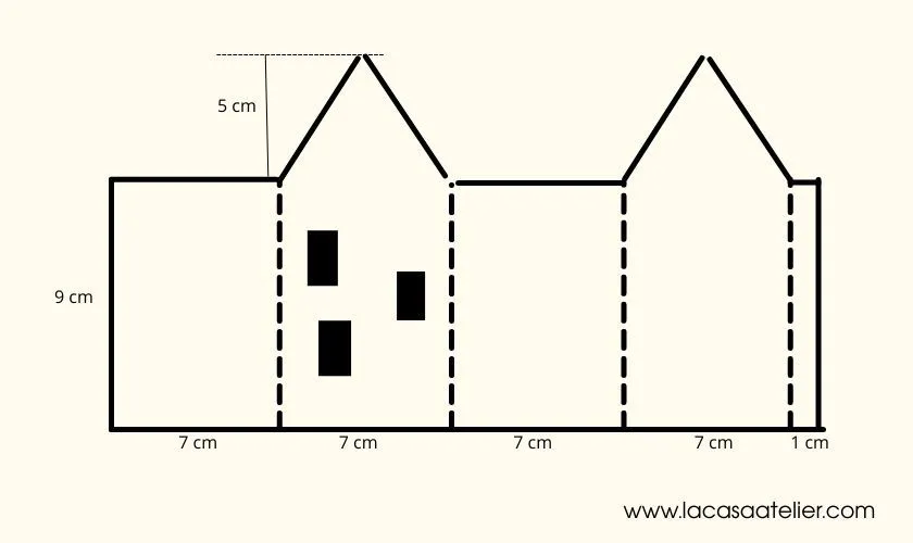 COMO HACER CASITAS NAVIDEÑAS | La Casa Atelier COMO HACER CASITAS NAVIDEÑAS | La Casa Atelier