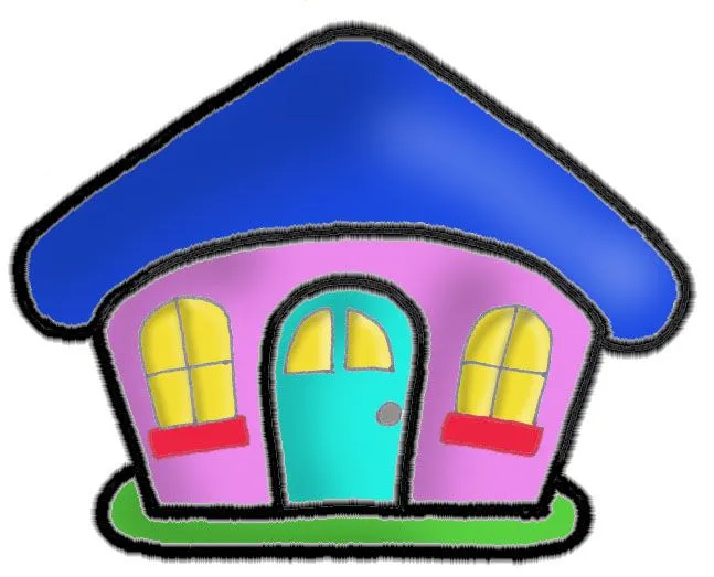 Casitas pintadas - Imagui