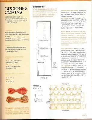 Casos y Cosas de Mi Casa": Bolero tejido a ganchillo o crochet. Casos y Cosas de Mi Casa": Bolero tejido a ganchillo o crochet.