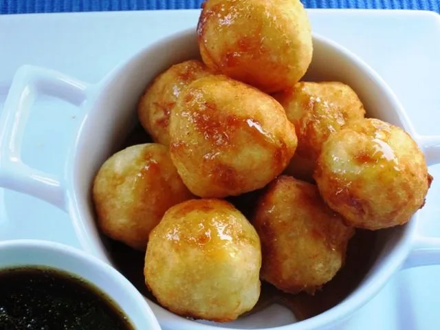 Cassava Balls with Melado (Bolitas de Yuca con Melado) | My ... Cassava Balls with Melado (Bolitas de Yuca con Melado) | My ...