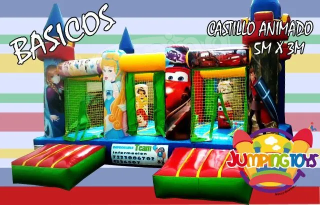 castillo animado medidas 5m x 3m | Juegos Basicos | Pinterest
