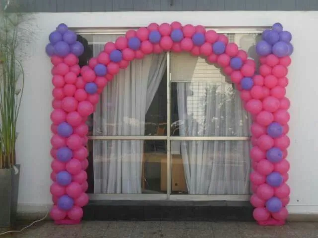 Conjunto columnas de globos Castillo de Princesas - Brave Party