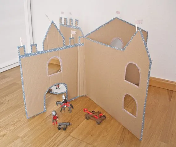 DIY: castillo de cartón, #tallerdecreactividad Pequeños ...