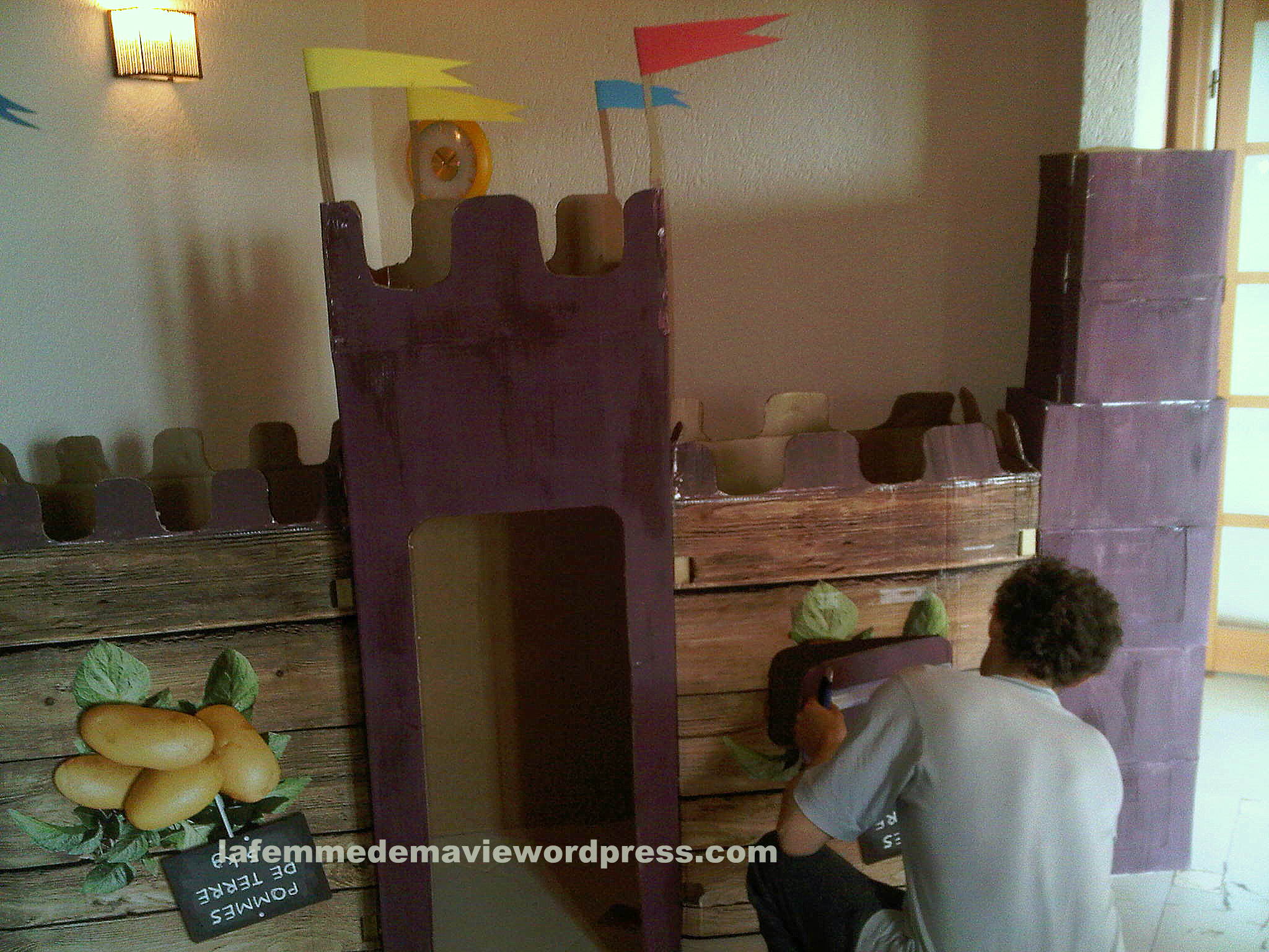 Como hacer un castillo en carton | Mamamusu Como hacer un castillo en carton | Mamamusu