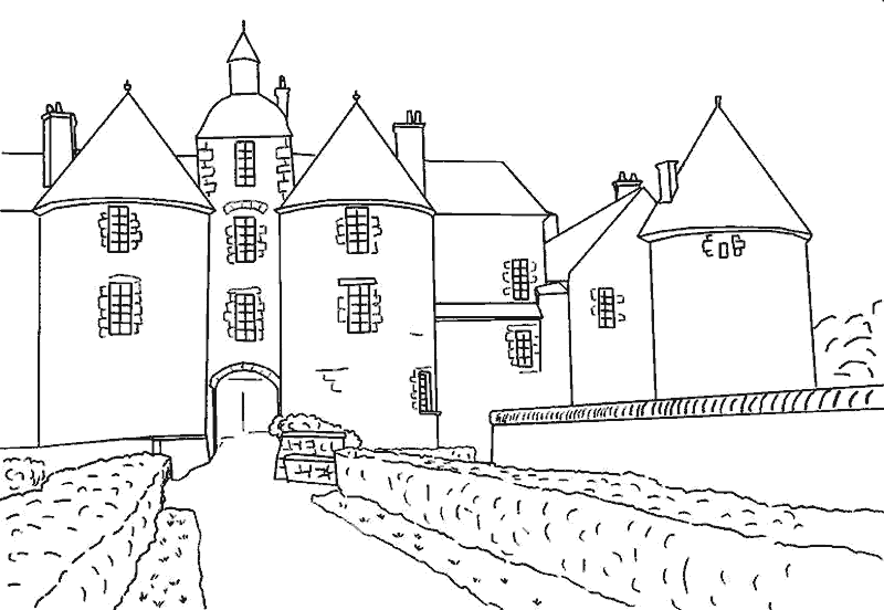Castillos medievales para colorear - Imagui Castillos medievales para colorear - Imagui