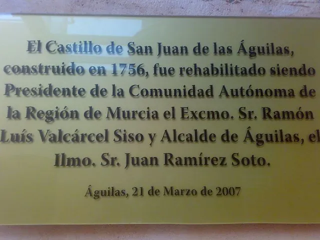 Castillo San Juan de las Águilas