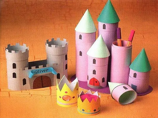 Cómo hacer un castillo con tubos de cartón | Actividades Para ... Cómo hacer un castillo con tubos de cartón | Actividades Para ...