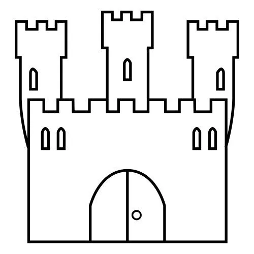 Imagenes para colorear castillos - Imagui