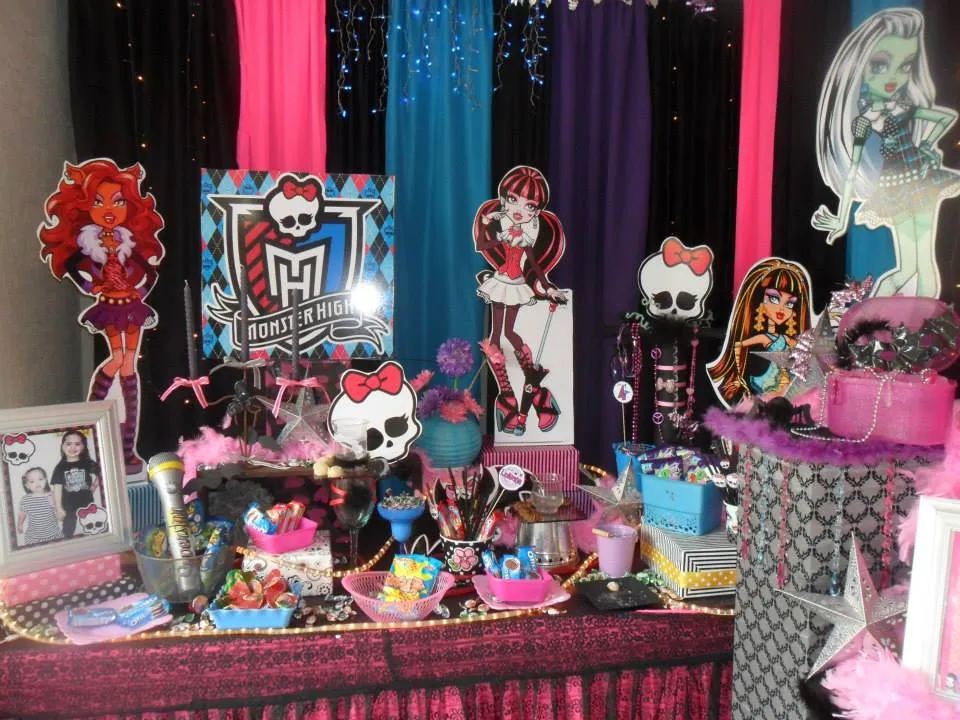Castillos Eventos... de Ursula Newman: Decoración Fiesta MONSTER HIGH Castillos Eventos... de Ursula Newman: Decoración Fiesta MONSTER HIGH
