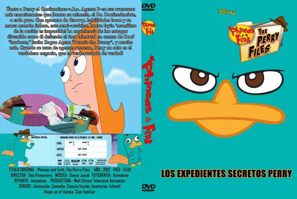 CATALOGO INFANTIL: Phineas y Ferb - Los expedientes secretos Perry