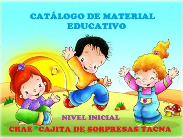Catálogo de material educativo inicial