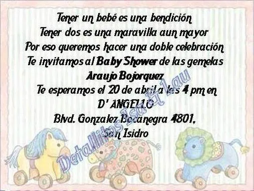Frases para invitaciónes de BabyShower - Imagui Frases para invitaciónes de BabyShower - Imagui