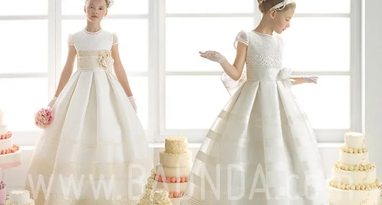 Catalogo de vestidos de primera comunión tejidos a gancho - Imagui