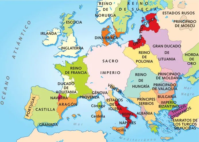 Croquis del mapa de europa - Imagui