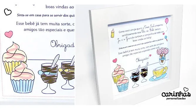 Categoria Chá de Bebê | Carinhas - Design &amp; Ilustração