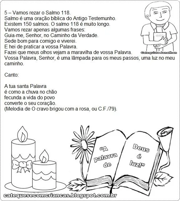 Catequese com Crianças: Atividades sobre a Bíblia Catequese com Crianças: Atividades sobre a Bíblia