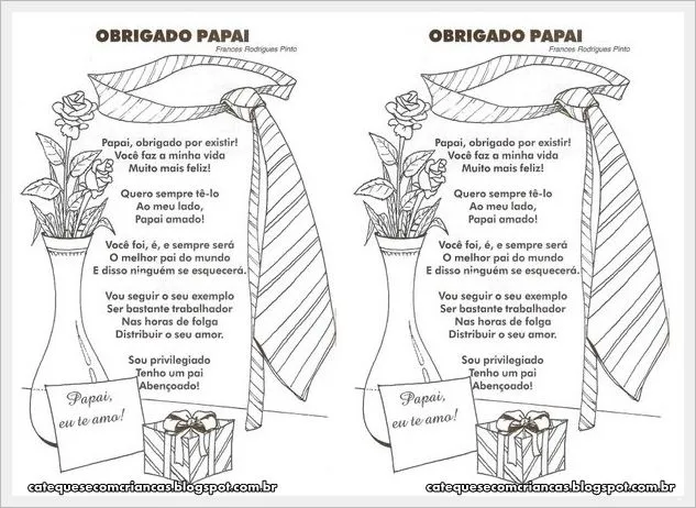 Catequese com Crianças: Lembrancinhas dia dos Pais Catequese com Crianças: Lembrancinhas dia dos Pais