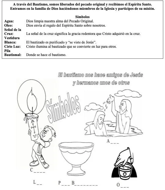 Para la catequesis: Bautismo del Señor | Alforjas de Pastoral Para la catequesis: Bautismo del Señor | Alforjas de Pastoral