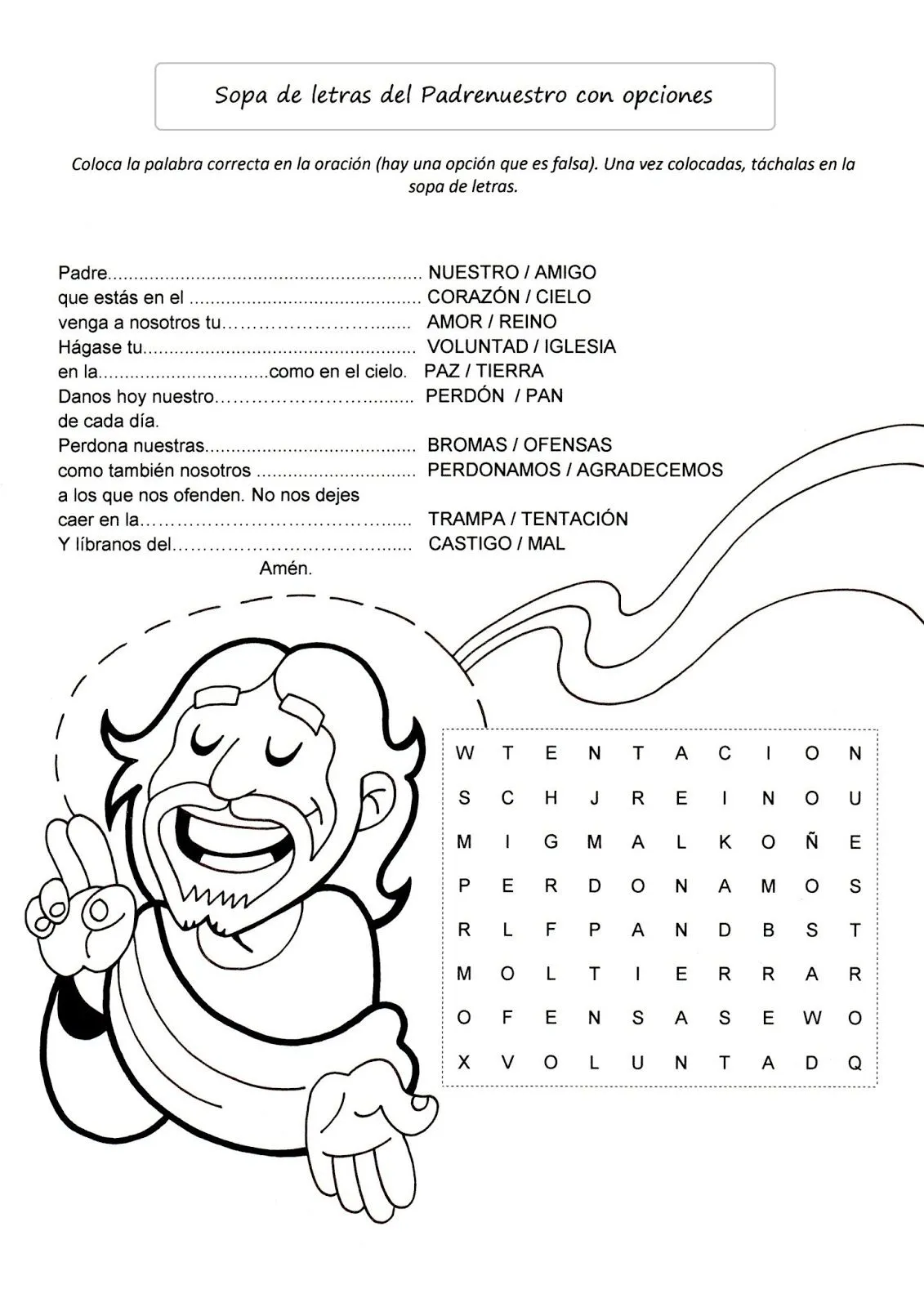 La Catequesis (El blog de Sandra): Recursos Catequesis Oración Padrenuestro La Catequesis (El blog de Sandra): Recursos Catequesis Oración Padrenuestro