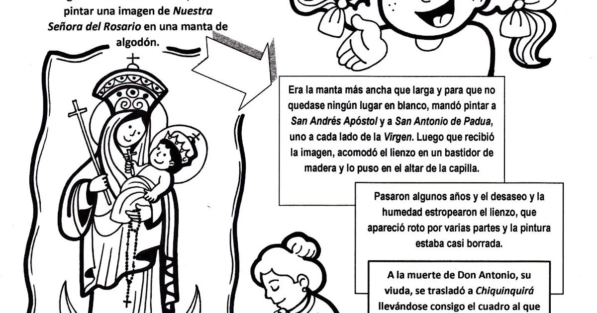 La Catequesis (El blog de Sandra): Recursos Catequesis Nuestra Señora de  Chiquinquirá