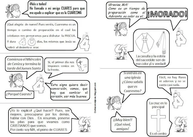 La Catequesis: Explicación Sencilla para niños de la Cuaresma con ... La Catequesis: Explicación Sencilla para niños de la Cuaresma con ...