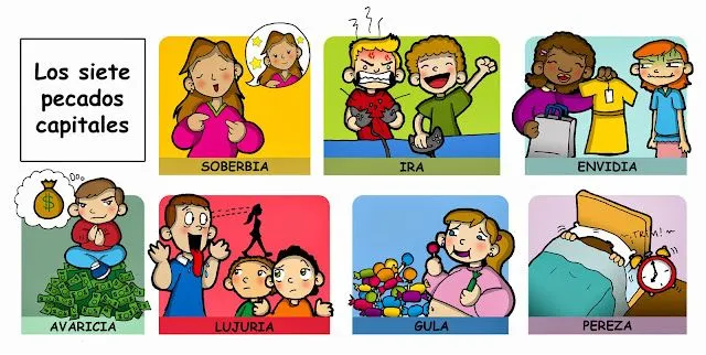 La Catequesis: Recursos Catequesis Pecados Capitales