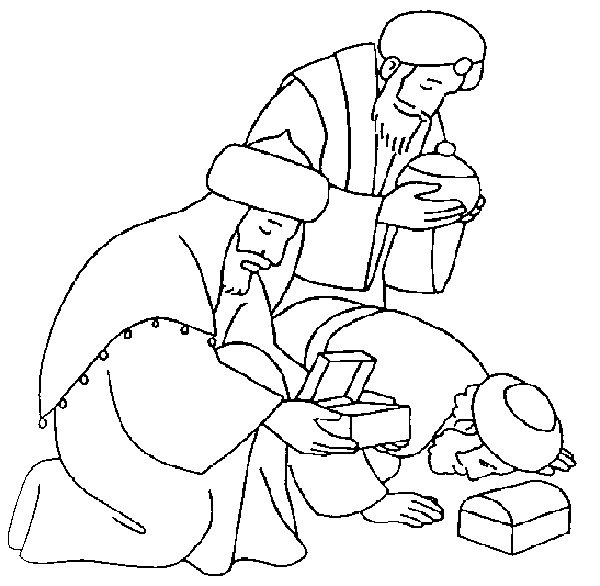 SANTA TERESA DE JESUS: DIBUJOS PARA COLOREAR LOS REYES MAGOS