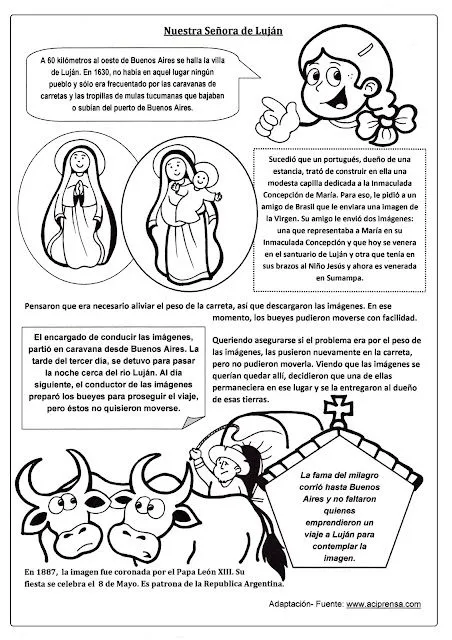 La Catequesis: Recursos Catequesis Nuestra Señora de Luján - 8 de Mayo La Catequesis: Recursos Catequesis Nuestra Señora de Luján - 8 de Mayo