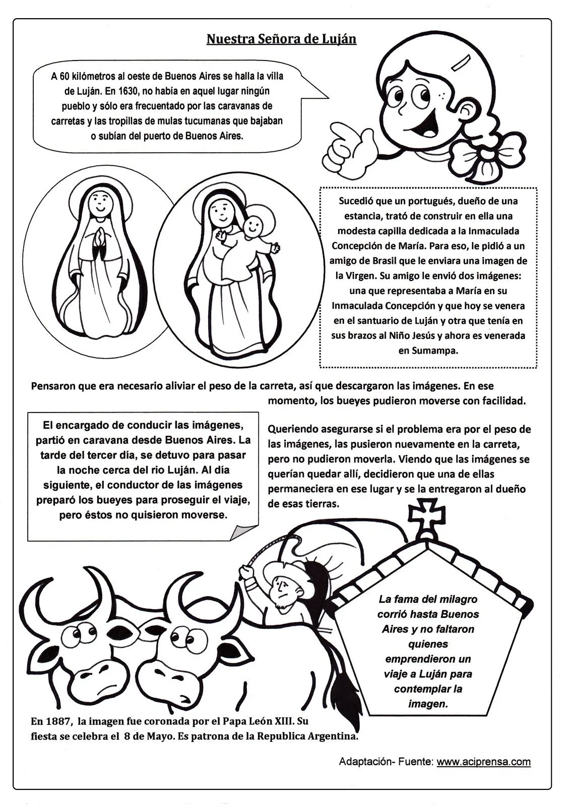 La Catequesis: Recursos Catequesis Nuestra Señora de Luján - 8 de Mayo La Catequesis: Recursos Catequesis Nuestra Señora de Luján - 8 de Mayo