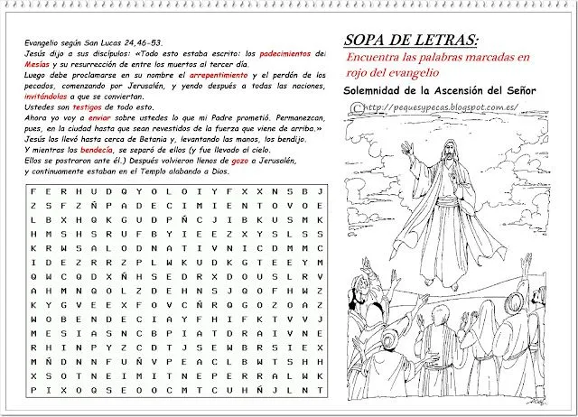 La Catequesis: Recursos Catequesis Séptimo Domingo Pascua ... La Catequesis: Recursos Catequesis Séptimo Domingo Pascua ...