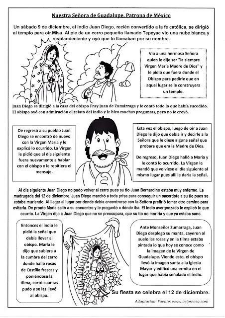La Catequesis: Recursos catequesis Virgen de Guadalupe La Catequesis: Recursos catequesis Virgen de Guadalupe