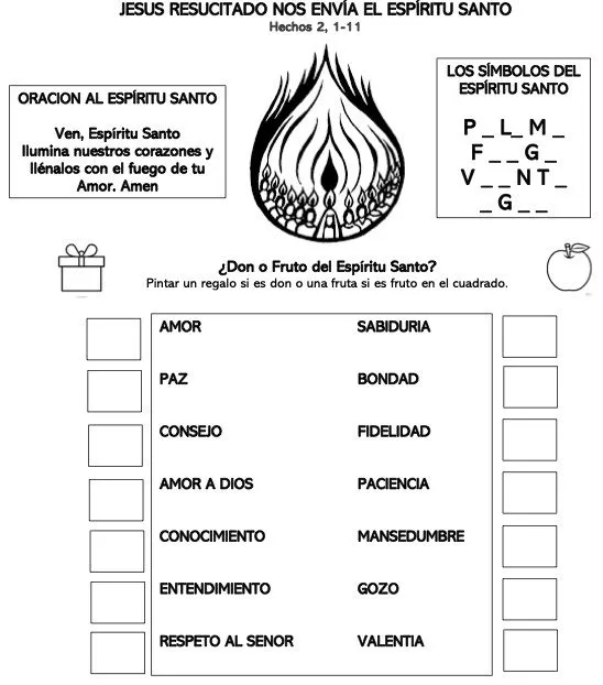 Para la catequesis – Solemnidad de Pentecostés | Alforjas de Pastoral Para la catequesis – Solemnidad de Pentecostés | Alforjas de Pastoral