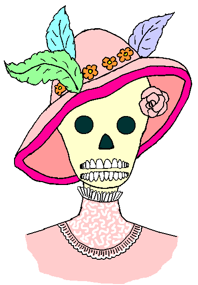 La Catrina. Calavera hablando. Gifs animados | anayuno La Catrina. Calavera hablando. Gifs animados | anayuno